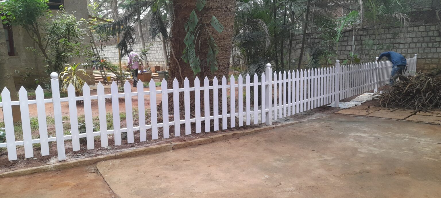 PVC Picket Fencing done at Raman Research Institute, Bangalore Uno